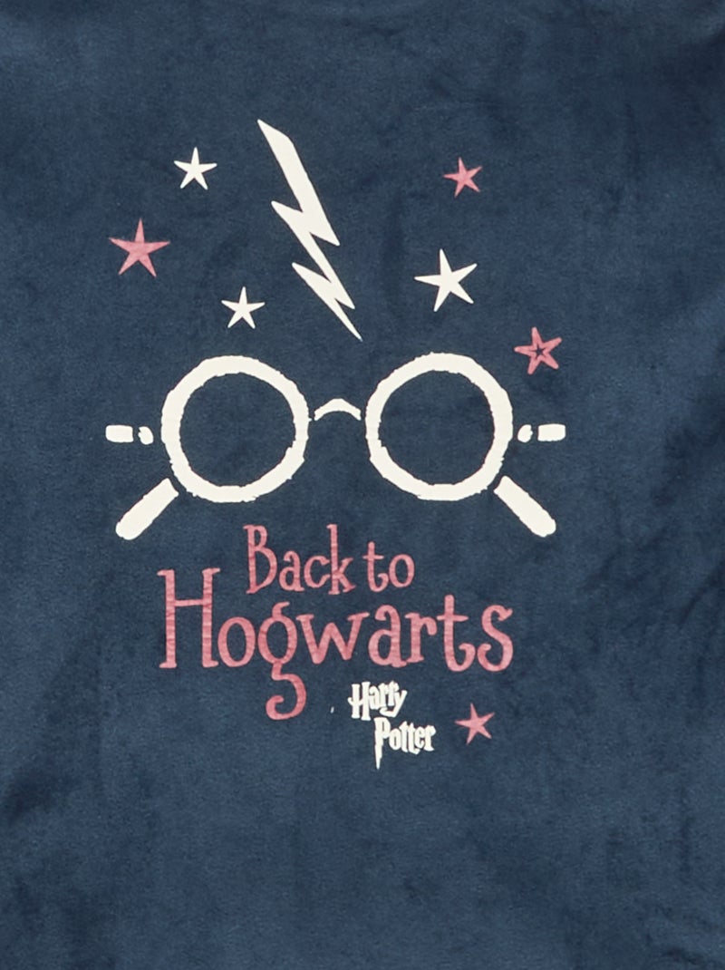 Pijama 'Harry Potter' 2 peças - T-shirt de manga comprida + calças Azul - Kiabi