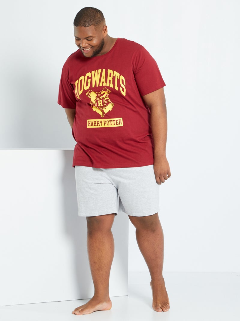 Pijama 'Harry Potter' Bordô - Kiabi