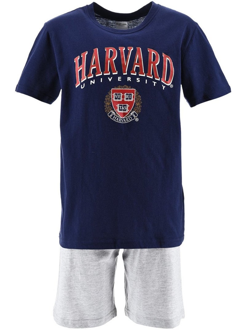 Pijama harvard menino | licença oficial Azul - Kiabi