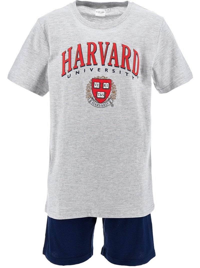 Pijama harvard menino | licença oficial Cinza - Kiabi