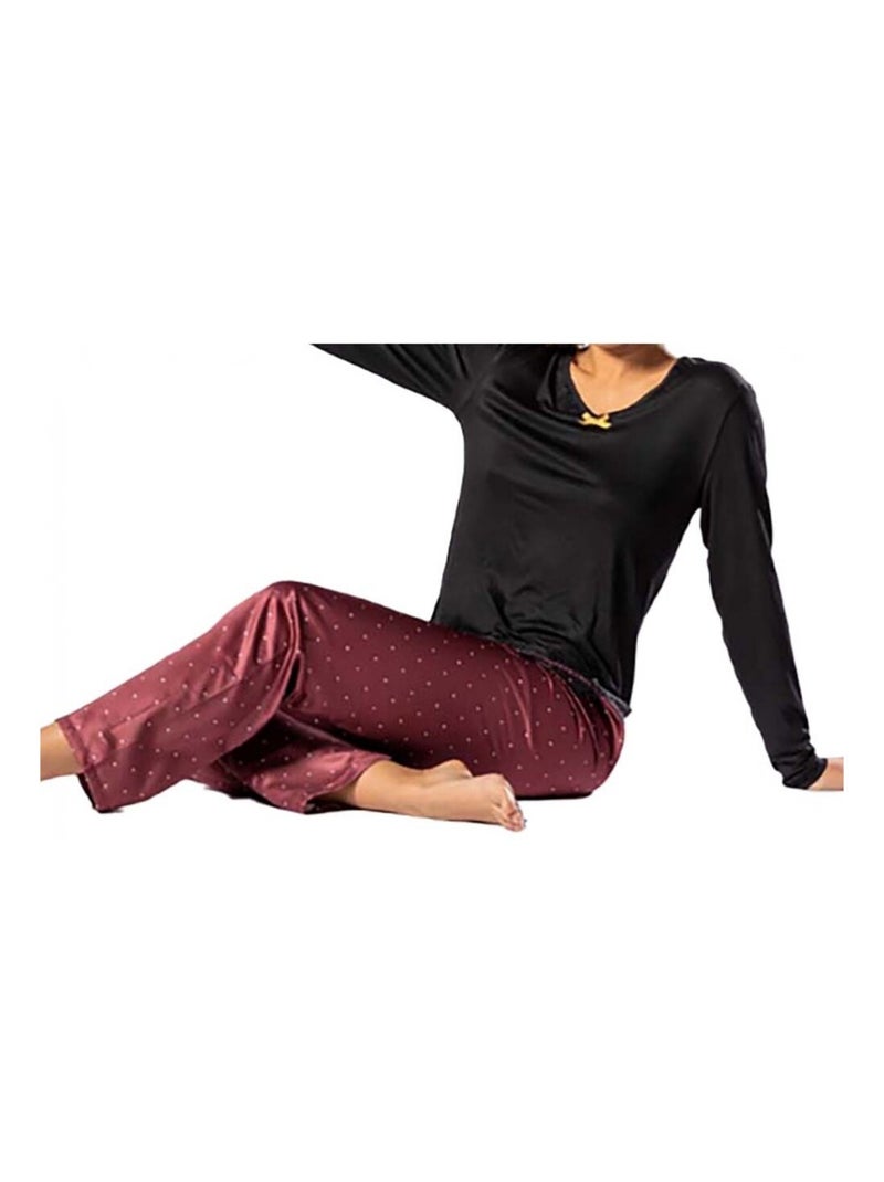 Pijama HECHTER STUDIO Preto Bordeaux - Kiabi
