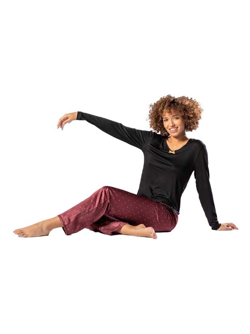 Pijama HECHTER STUDIO Preto Bordeaux - Kiabi