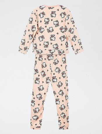 Pijama \'Hello Kitty\' de 2 peças - T-shirt de manga comprida + calças