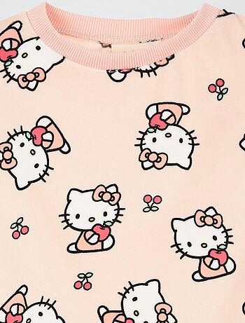 Pijama \'Hello Kitty\' de 2 peças - T-shirt de manga comprida + calças