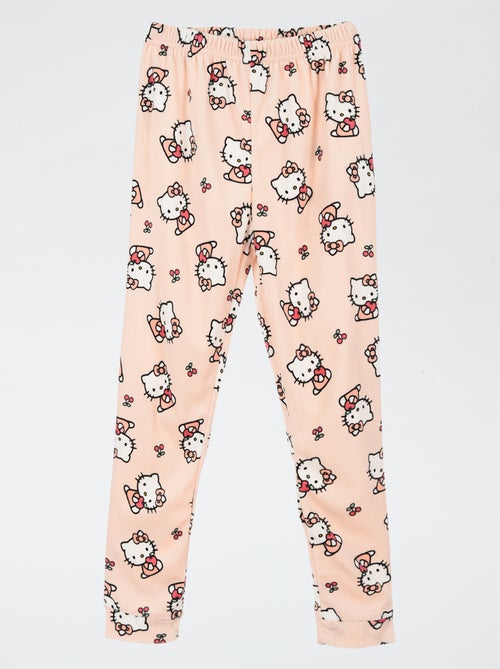 Pijama \'Hello Kitty\' de 2 peças - T-shirt de manga comprida + calças - Kiabi