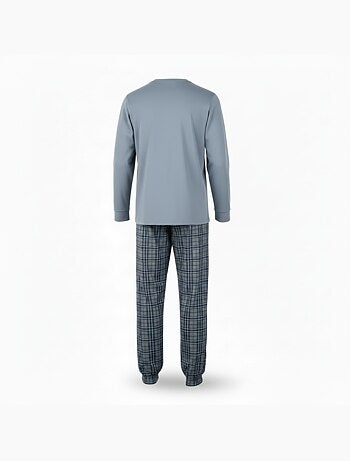 Pijama homem algodão bordado veado escocês ozabi