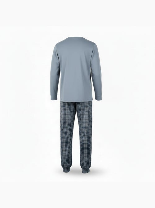 Pijama homem algodão bordado veado escocês ozabi - Kiabi Pijama homem algodão bordado veado escocês ozabi - Kiabi