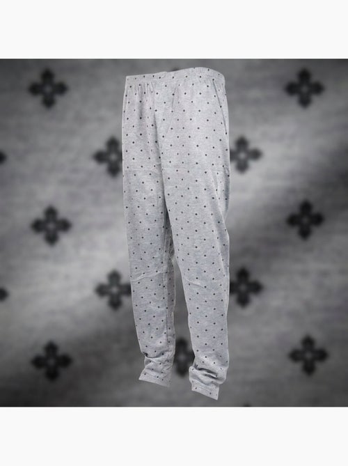 Pijama Homem Comprido Botões Gola Camisa OZABI Suave - Kiabi Pijama Homem Comprido Botões Gola Camisa OZABI Suave - Kiabi