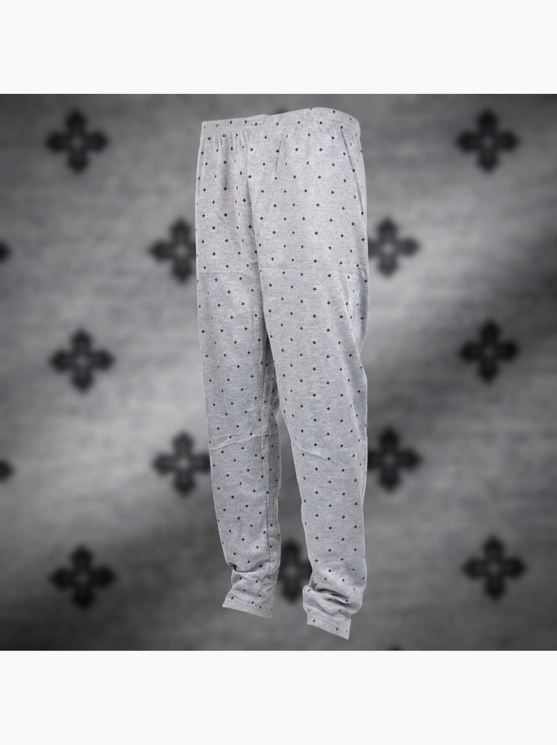 Pijama Homem Comprido Botões Gola Camisa OZABI Suave Azul-marinho - Kiabi