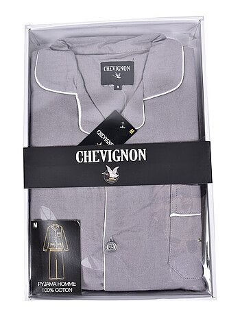Pijama homem comprido chevignon abotoado