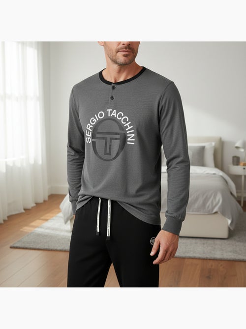 Pijama Homem Comprido Sergio Tacchini - Kiabi Pijama Homem Comprido Sergio Tacchini - Kiabi