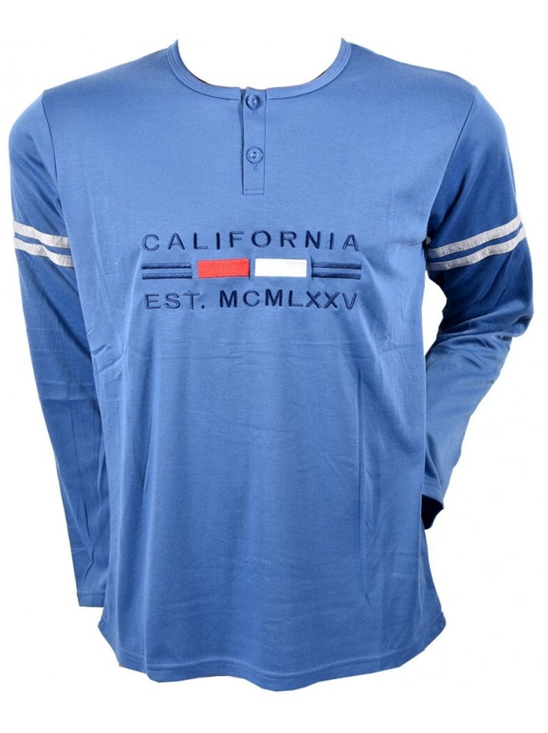 Pijama Homem Comprido SWEET SECRET Azul - Kiabi