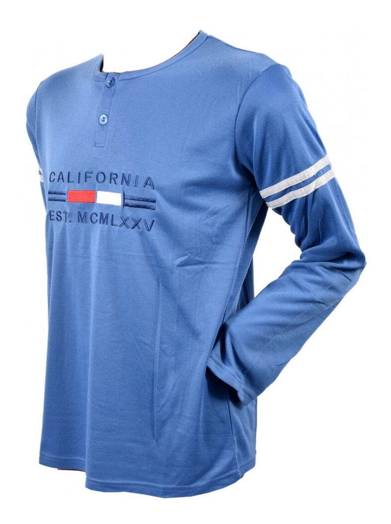 Pijama Homem Comprido SWEET SECRET Azul - Kiabi