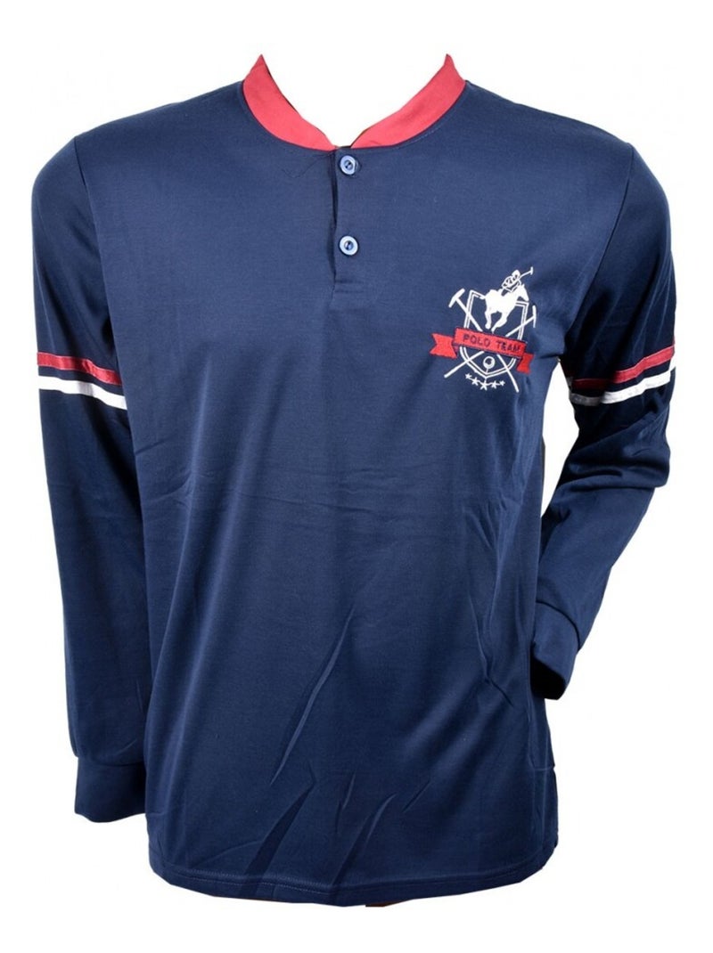 Pijama Homem Comprido SWEET SECRET Azul-marinho - Kiabi