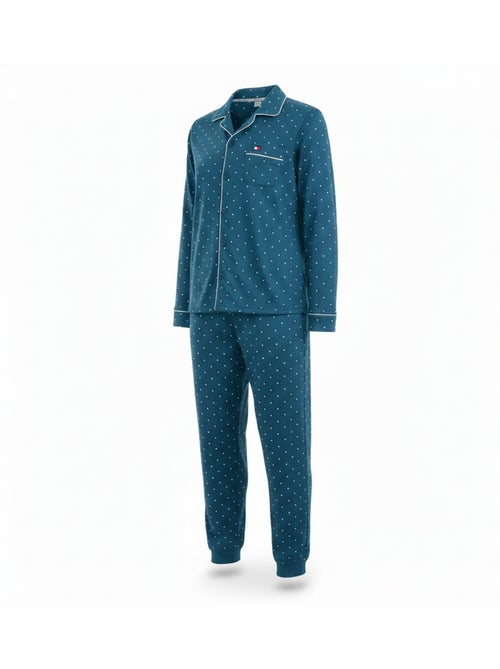 Pijama homem duplo polar abotoado bolinhas ozabi - Kiabi Pijama homem duplo polar abotoado bolinhas ozabi - Kiabi