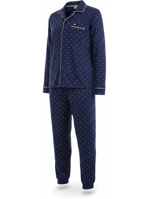 Pijama homem duplo polar abotoado bolinhas ozabi - Kiabi Pijama homem duplo polar abotoado bolinhas ozabi - Kiabi