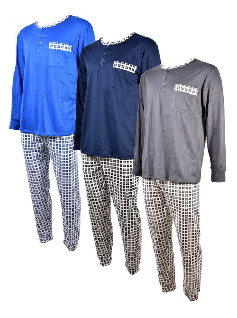 Pijama Homem Eco HOMEWEAR Azul - Kiabi