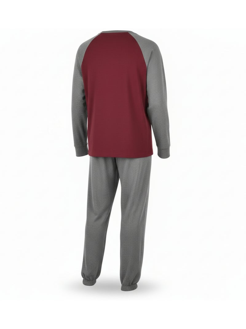 Pijama homem felpudo bicolor ozabi sweet secret club Bordô - Kiabi