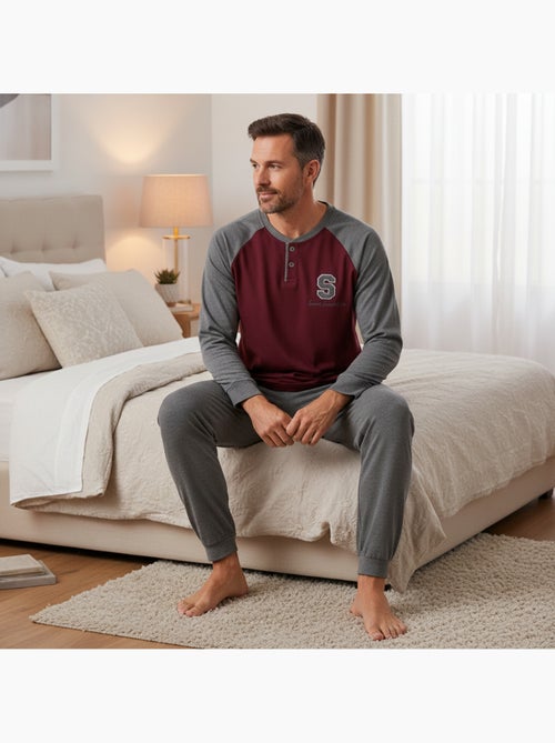Pijama homem felpudo bicolor ozabi sweet secret club - Kiabi Pijama homem felpudo bicolor ozabi sweet secret club - Kiabi