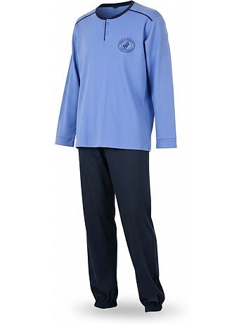 Pijama homem forrado polar com escudo bordado ozabi