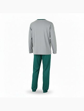 Pijama homem forrado polar com escudo bordado ozabi
