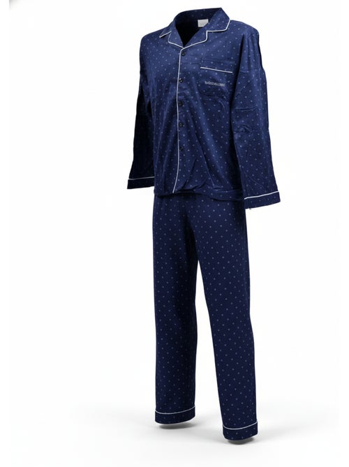 Pijama homem inverno polar abotoado c2529 - Kiabi
