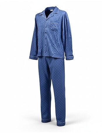 Pijama homem inverno polar abotoado c2529