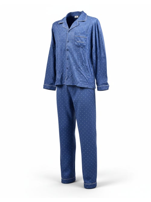 Pijama homem inverno polar abotoado c2529 - Kiabi Pijama homem inverno polar abotoado c2529 - Kiabi