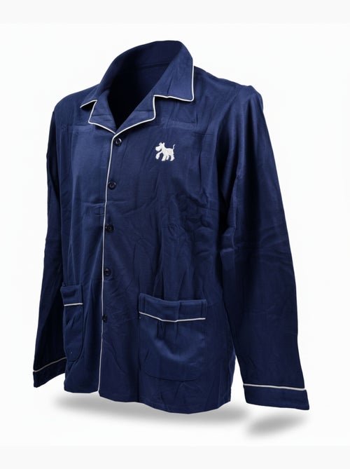 Pijama homem inverno polar abotoado c2530 - Kiabi