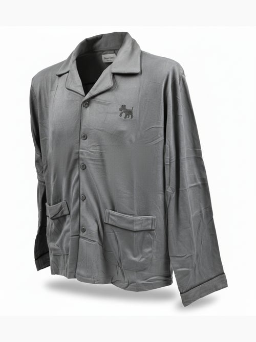 Pijama homem inverno polar abotoado c2530 - Kiabi