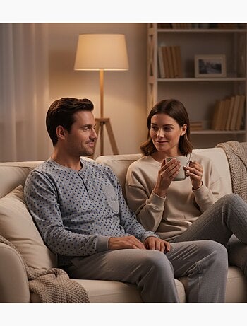 Pijama Homem Inverno Polar Premium CALM Z2550