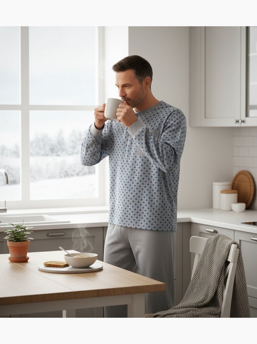 Pijama Homem Inverno Polar Premium CALM Z2550 - Kiabi