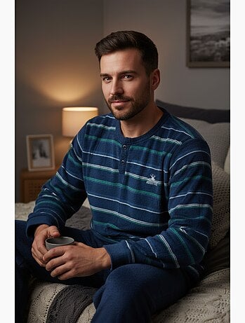 Pijama Homem Inverno Polar Suave ADVENTURE J2565