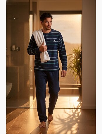 Pijama Homem Inverno Polar Suave ADVENTURE J2565