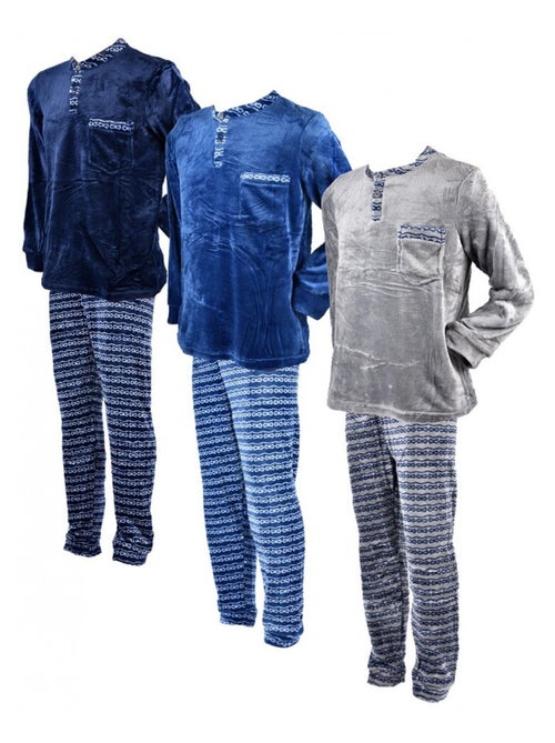 Pijama Homem Polar Eco - Kiabi