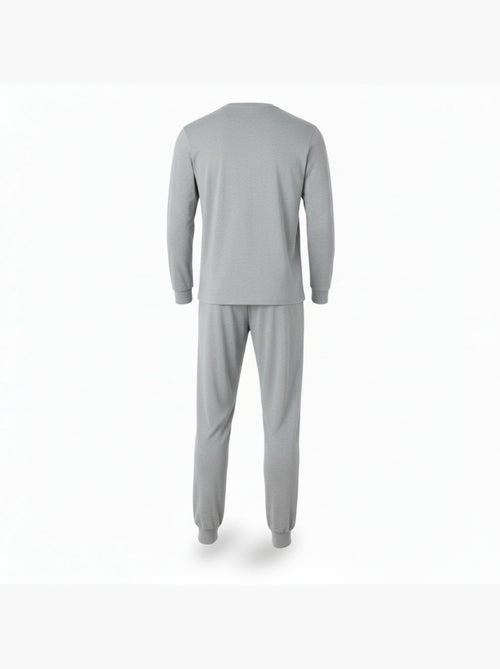 Pijama homem polar estampado bordado ozabi - Kiabi