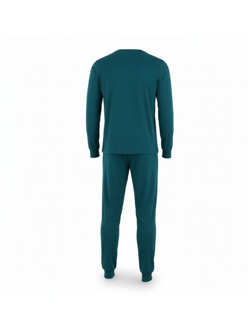Pijama homem polar estampado bordado ozabi - Kiabi Pijama homem polar estampado bordado ozabi - Kiabi