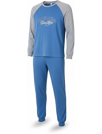 Pijama homem polar raglan bordado ozabi
