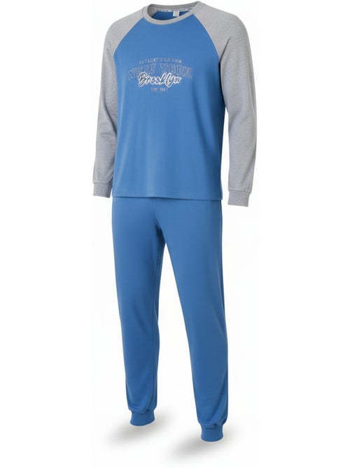 Pijama homem polar raglan bordado ozabi - Kiabi Pijama homem polar raglan bordado ozabi - Kiabi