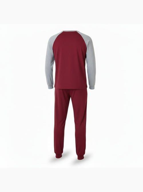 Pijama homem polar raglan bordado ozabi - Kiabi