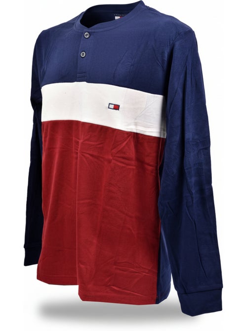 Pijama Homem Tricolor Microfibra Stretch C2520 - Kiabi