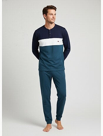 Pijama Homem Tricolor Microfibra Stretch C2520