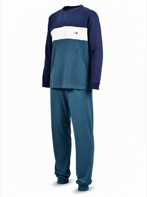 Pijama Homem Tricolor Microfibra Stretch C2520 - Kiabi