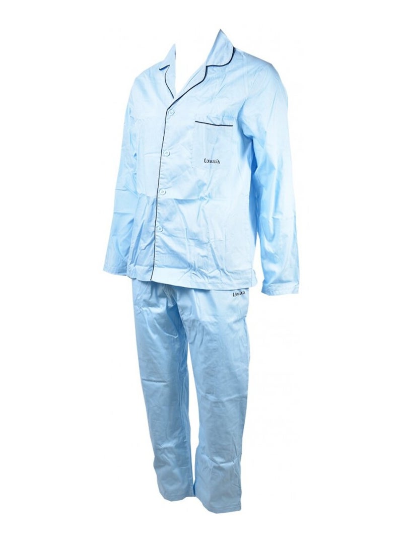 Pijama Homem USHUAIA Azul Azul-céu - Kiabi