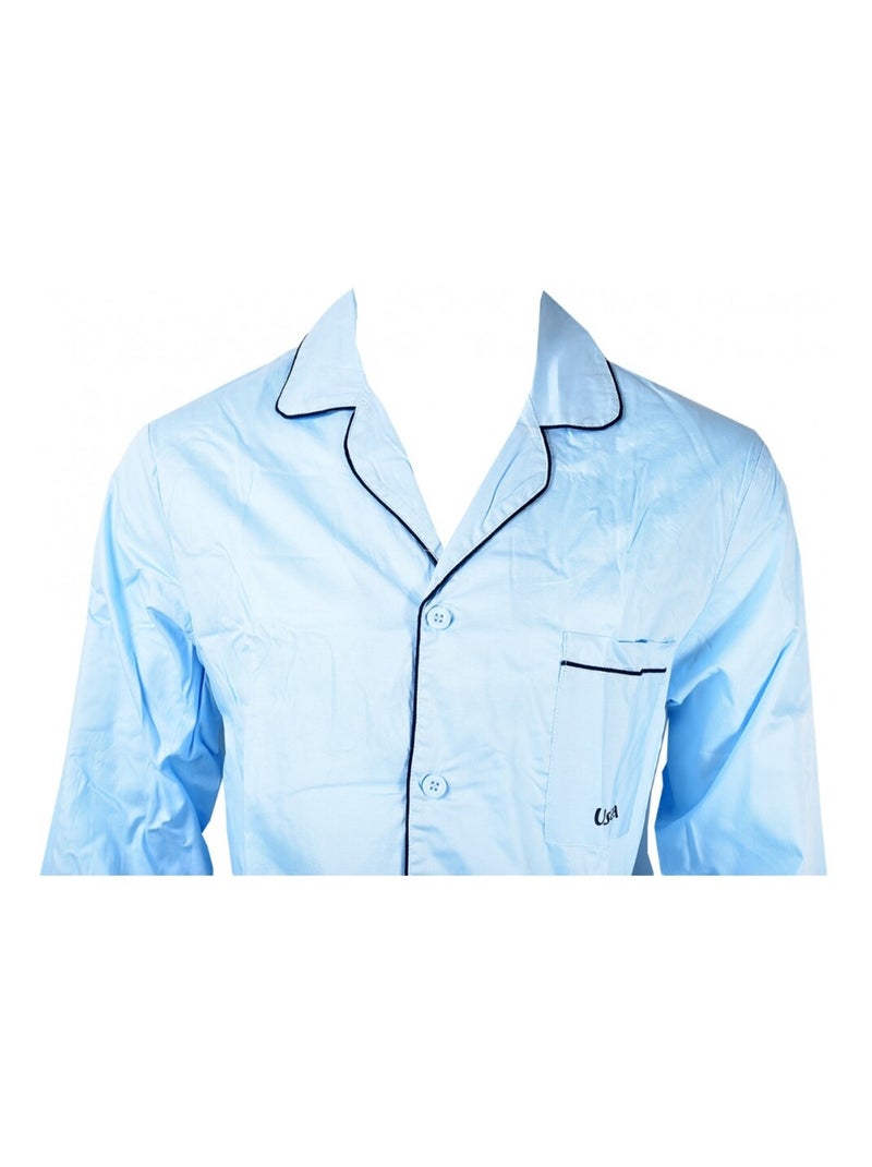 Pijama Homem USHUAIA Azul Azul-céu - Kiabi