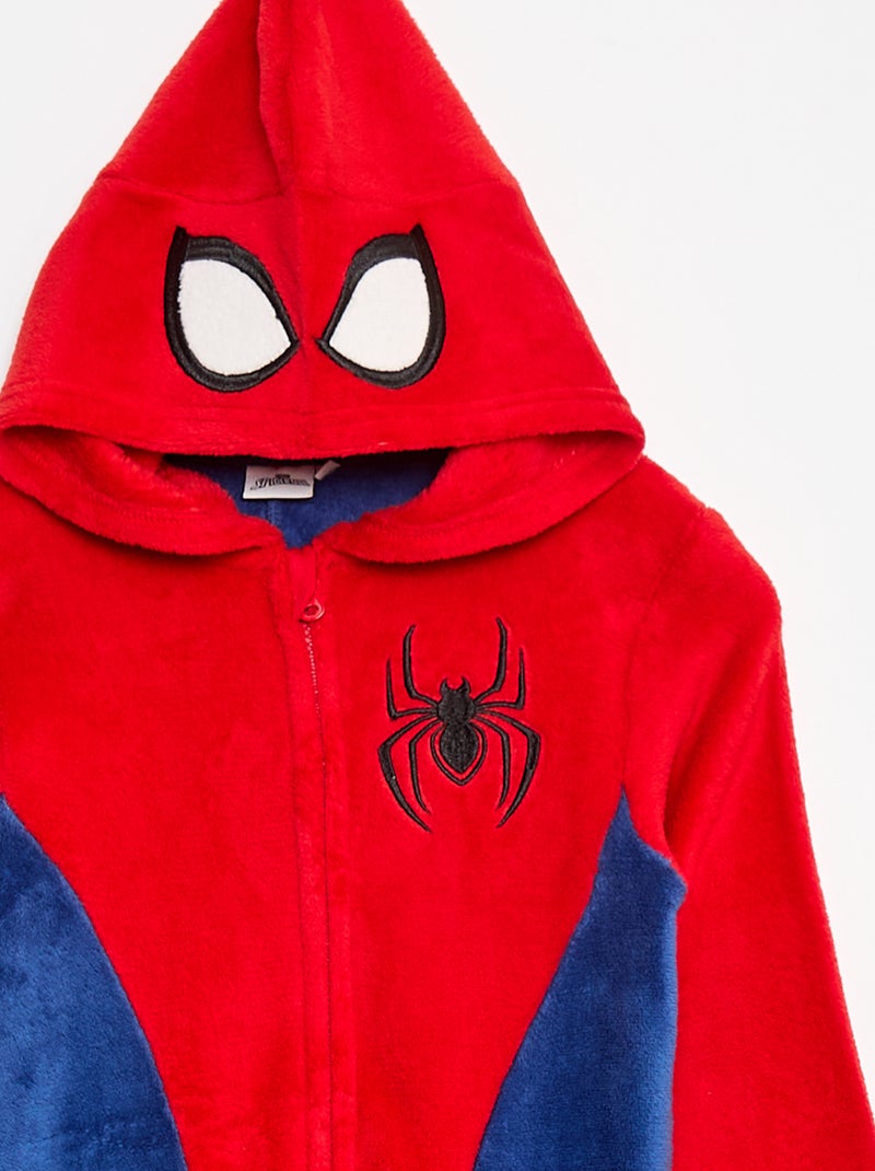 Pijama inteiro 'Homem-Aranha' em polar Vermelho - Kiabi