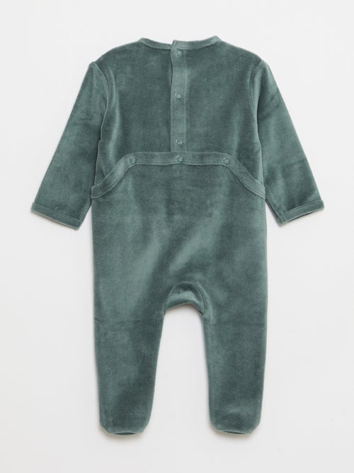Pijama inteiro 'Jurassic World' em veludo de algodão - Kiabi