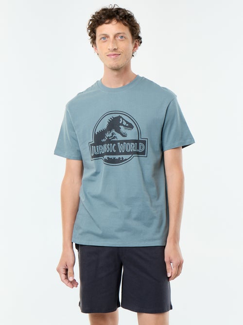 Pijama 'Jurassic Park' t-shirt + calções - 2 peças - Kiabi
