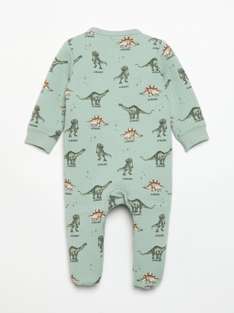 Pijama 'Jurassic World' com pés Verde - Kiabi