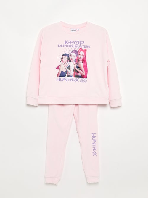 Pijama 'KPop Demon Hunters' 2 peças - T-shirt de manga comprida + calças - Kiabi